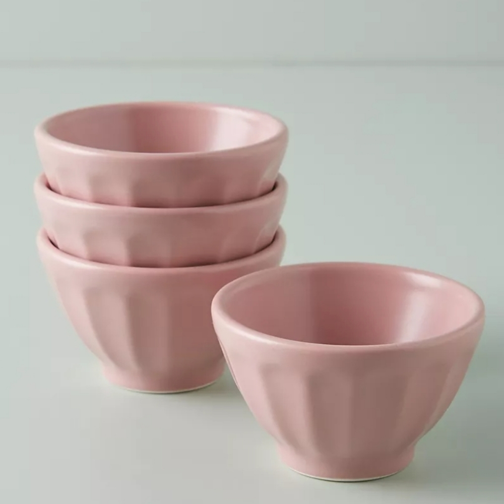 Anthropologie Mini Matte Latte Bowls - Fawn (pink)